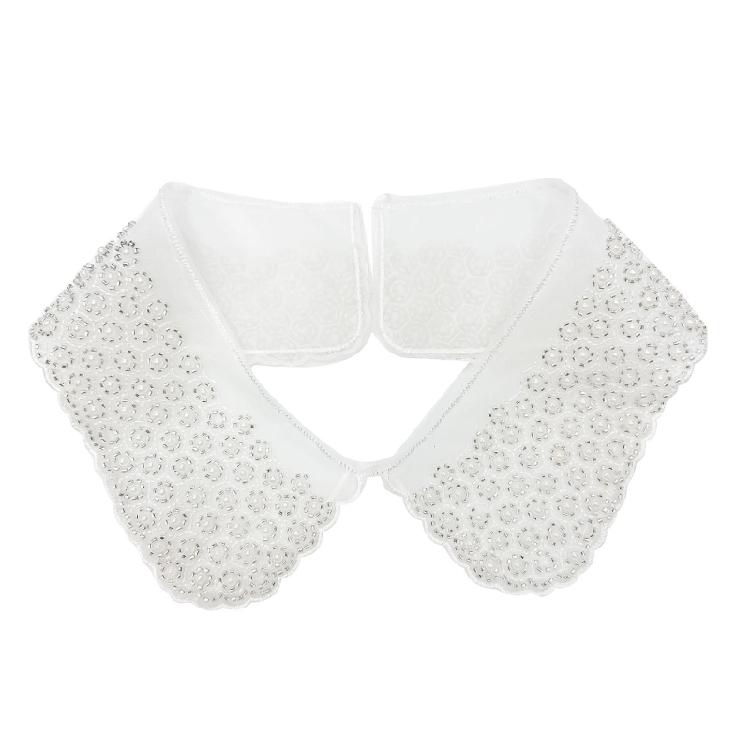 

False Laple Shawl for Lady Shawl Collar Embroidered Hand Beading Collar 1