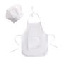 Child Chef Costume Set With Polyester Fabric For Kids Kitchen Role Play