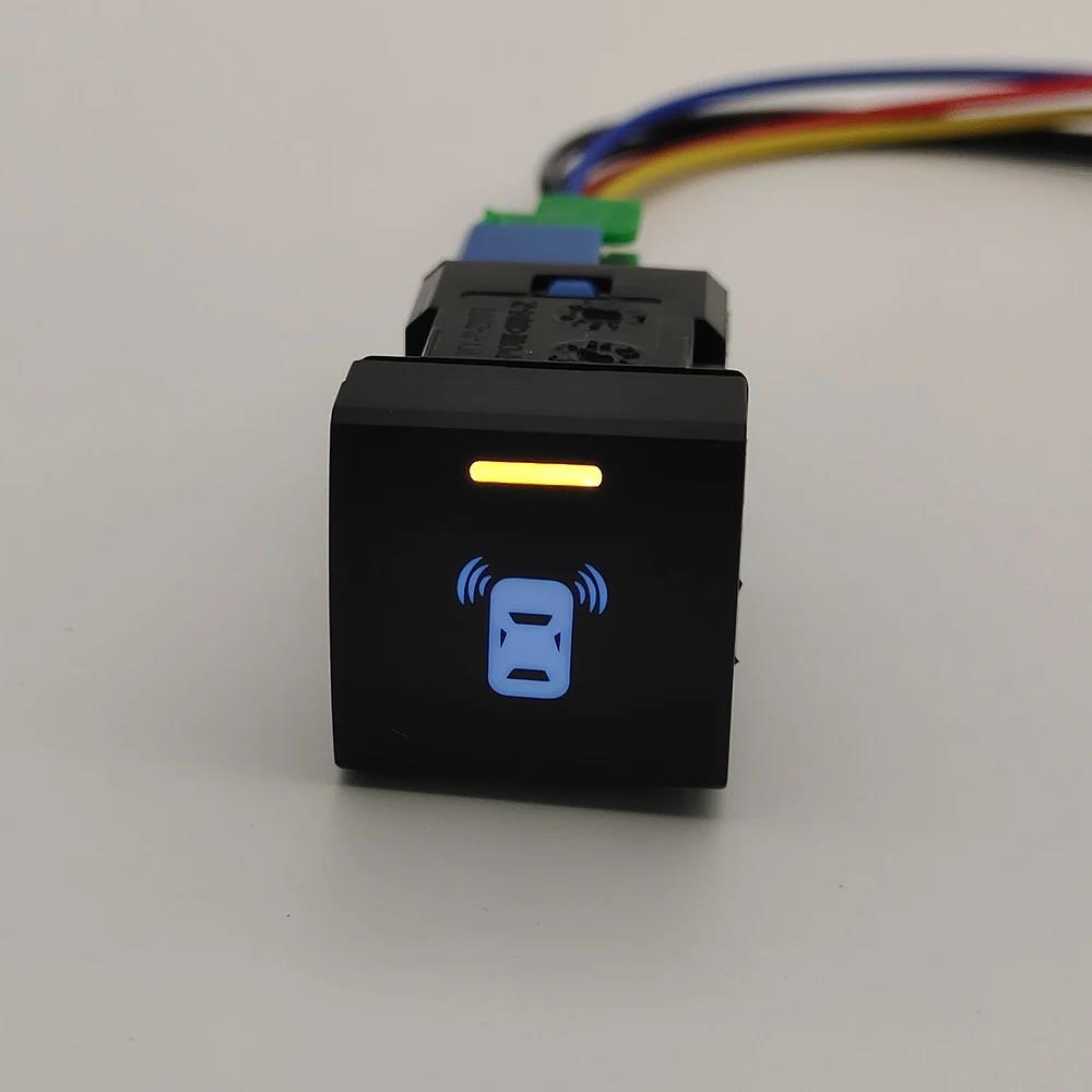 1Pc For Toyota Camry V70 2018 Rav4 Corolla Altis 2019 prado 150 2020 Car LED Light BSM Camera View Rearview Mirror Switch Button