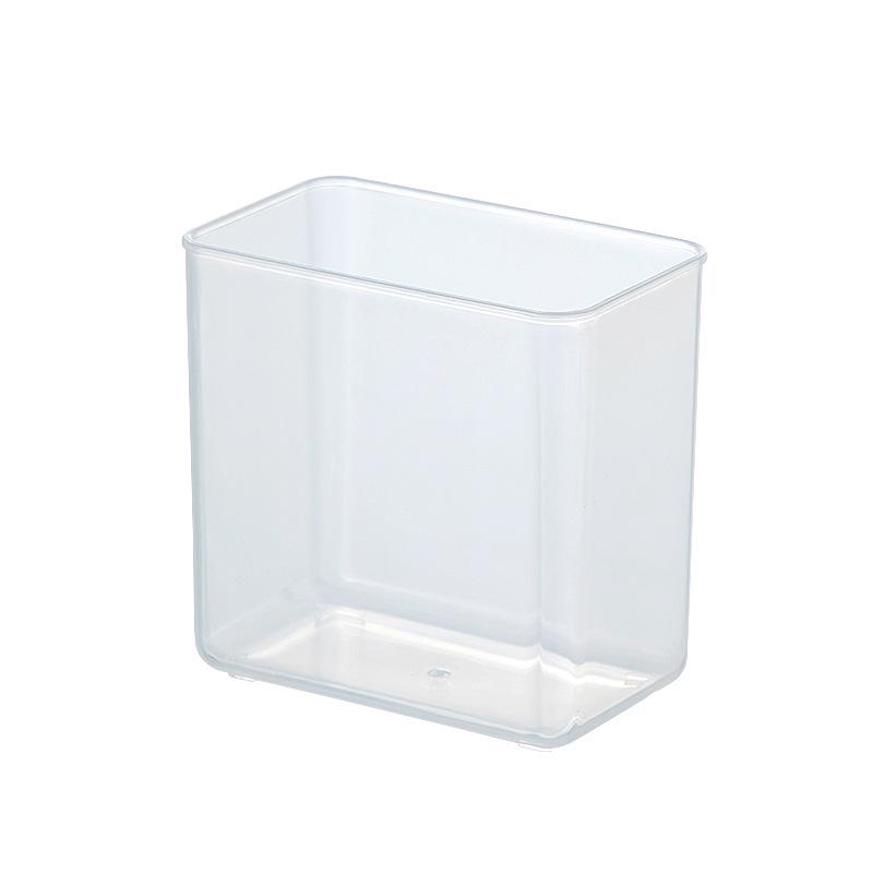 Transparent Multi-functional Wall-mounted Storage Box for Kitchen, Bathroom, or Desktop