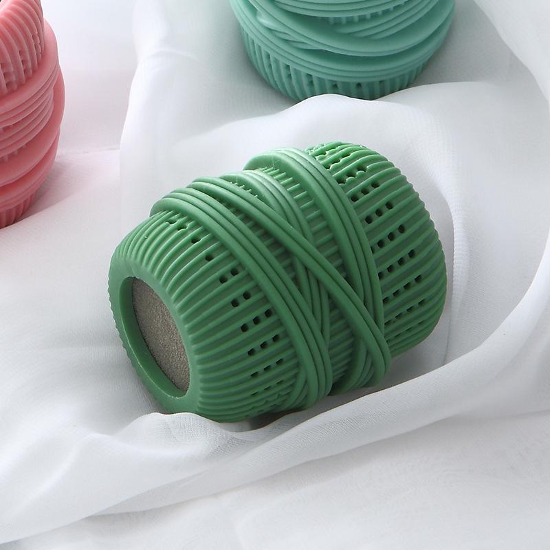 Cleaning Ball For Wash Clothes Antiknotting Laundry Balls Strap Sponge Can Add Liquid Friction Removal Stain Washing Balls