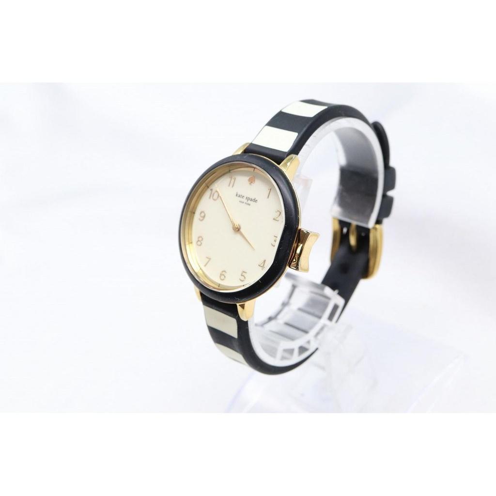 Used [W294-35] Rare working item battery replaced kate spade NEW YORK Kate Spade New York watch KSW1313 rubber belt ladies