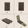 CONTACT'S Crazy Horse Leather Pen Case 4 Slots Business Gifts