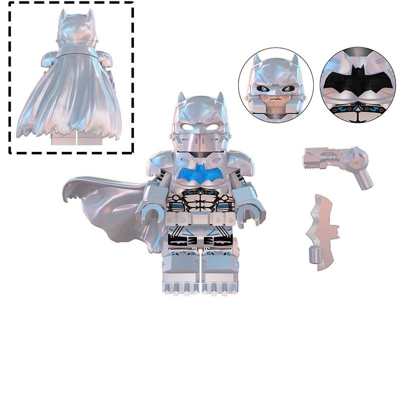 Superhero Series Thermos Black And White Batman Assembly Building Block Toys Diy Educational Game