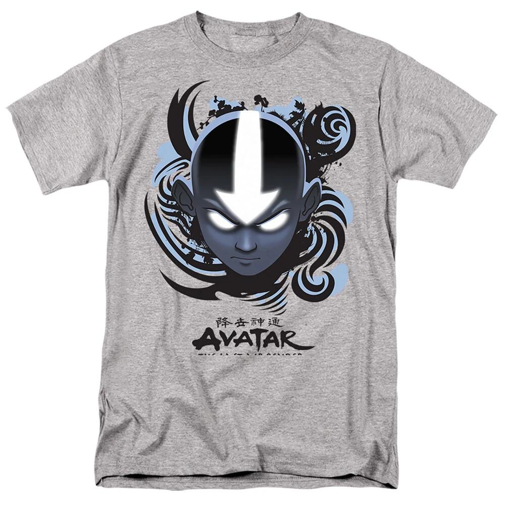 Avatar The Last Airbender - Airbender Blue And Black Kanji - Men Children s T-shirt 140