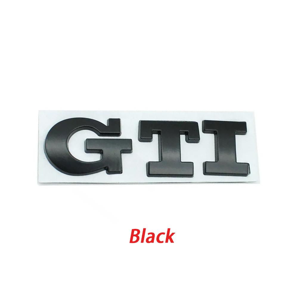 Cpbtj9 1 peça Emblema de Metal 3D GTI Emblema Frontal da Grelha do Carro Adesivo do Porta-malas Traseiro Para VW Polo Golf 5 Mk5 MK6 Jetta Tiguan Passat