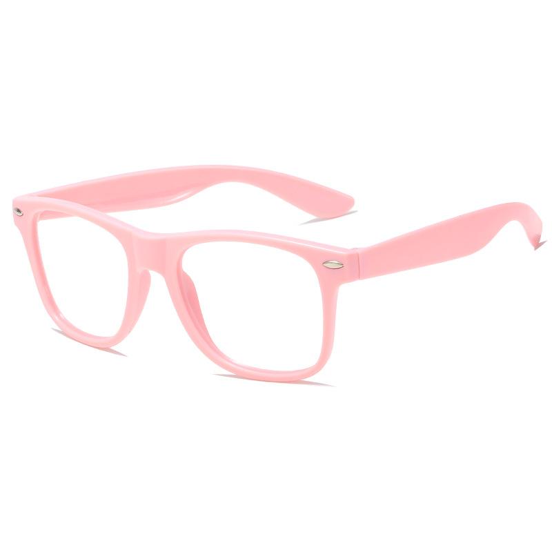 Neue Mode Reis Nagel Brillenrahmen Bonbonfarbe Farbe verbesserte Version mehrfarbiger Brillenrahmen Retro Erwachsenen Herren- und Damenbrillen