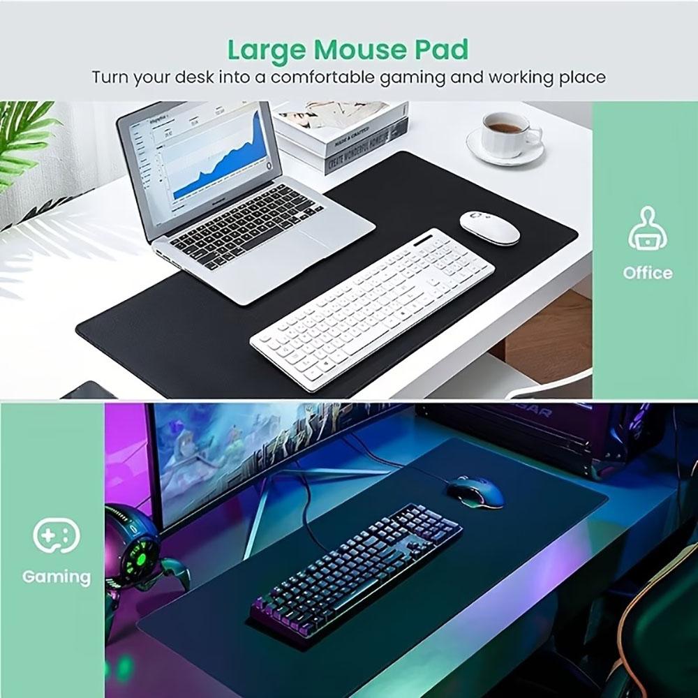 Large Extended Highland Cow Floral Mouse Pad Thick Non‑Slip Rubber Mat For Precise Mouse Control Gaming Laptop Computer Desktop