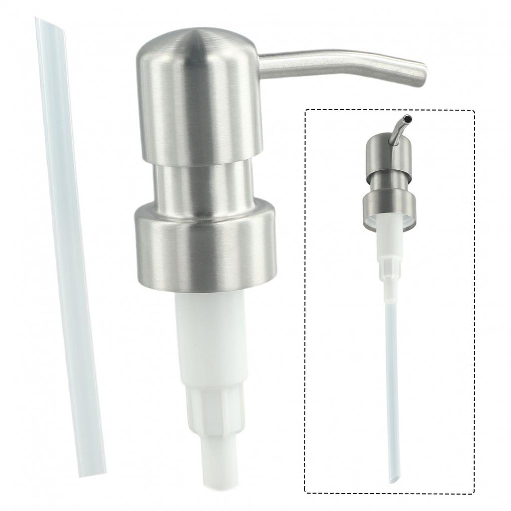 Easy to Install Stainless Steel Pump Head Compatible with Bottles