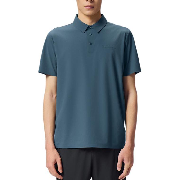 Men's Shirt Saucony Polo Shirt Men's Moonlight Blue
