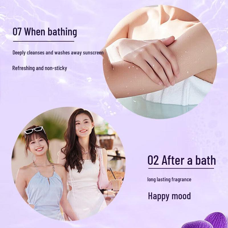 lux Refreshing Bubble Body Wash with Grape Scent