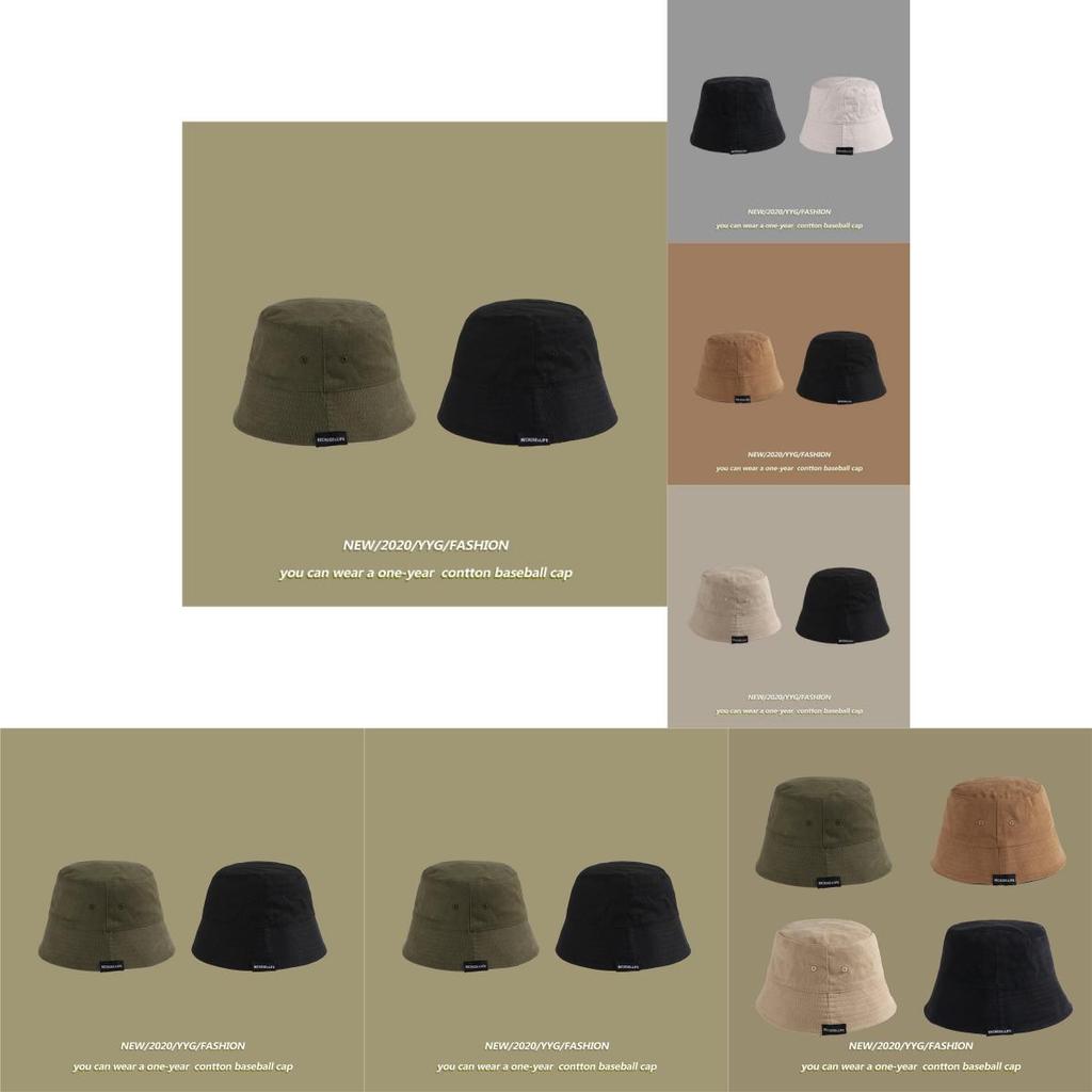 Trendy Black Fisherman Hat Breathable Windproof Summer Bucket Hat For Men And Women