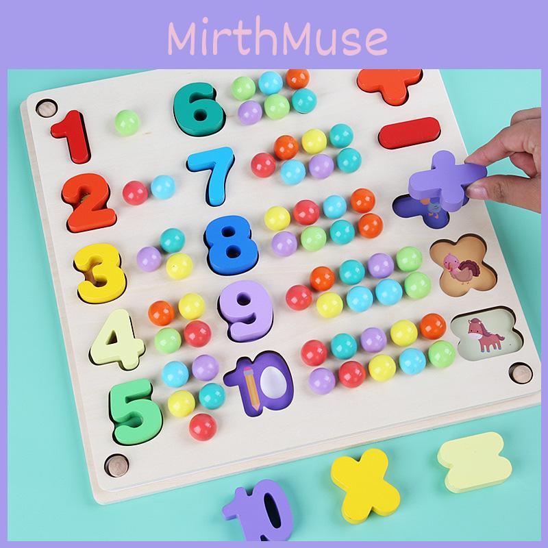 Educational Wooden Counting Bead Clips For Toddler Math Development And Fine Motor Skills