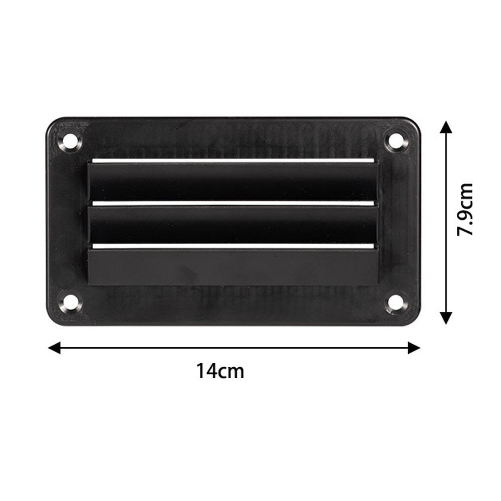 2pcs Black RV Air Vent Louver Vent Cover Outlet Grille Louver RV Ventilation Outlet  Office Use