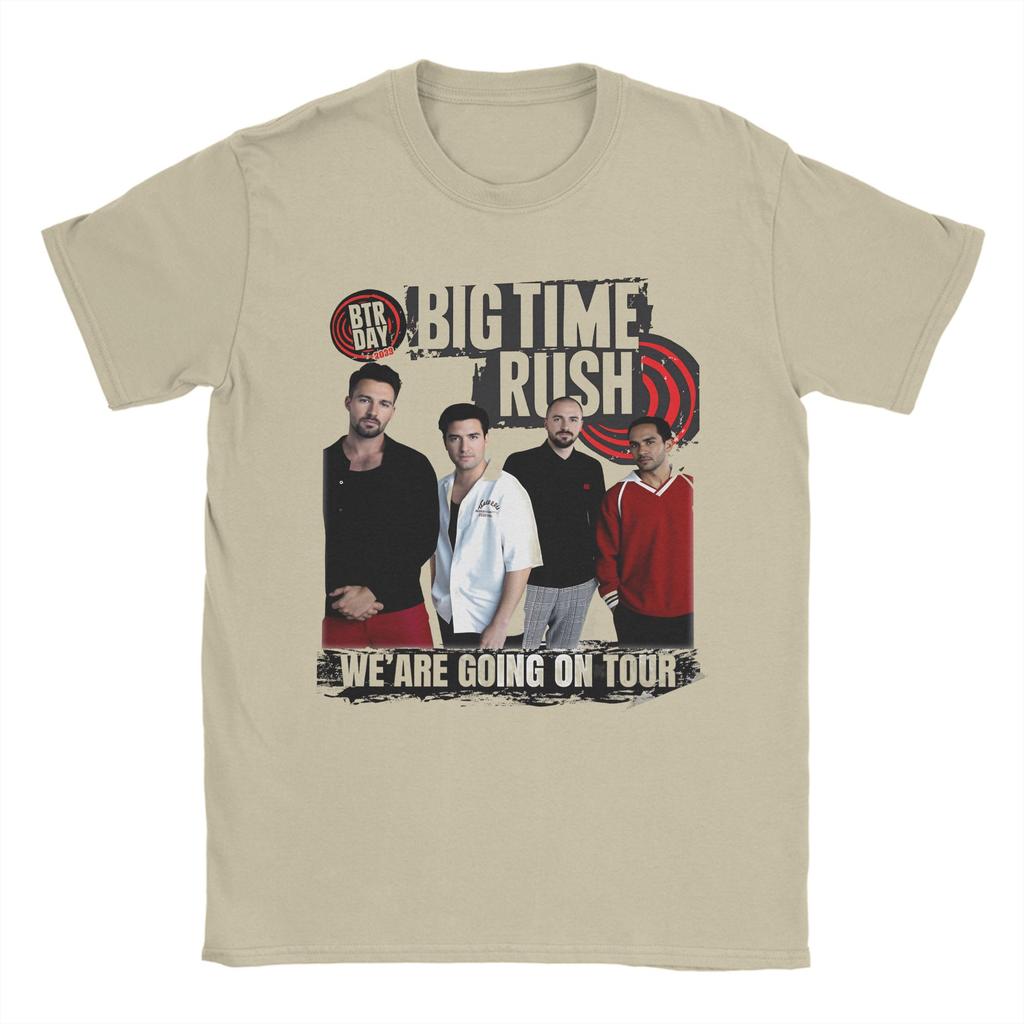 Mens Womens Big Time Rush 2025 Shirt 100% Cotton New Arrival T-Shirt  Top Clothing