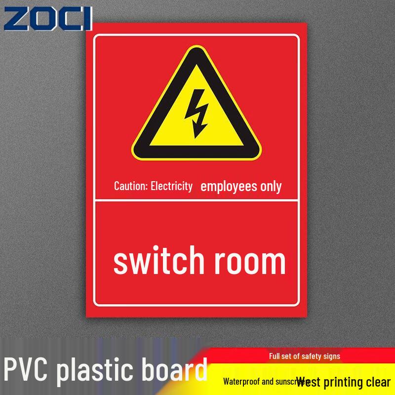 ZOCI PVC Warning Sign 30x40cm