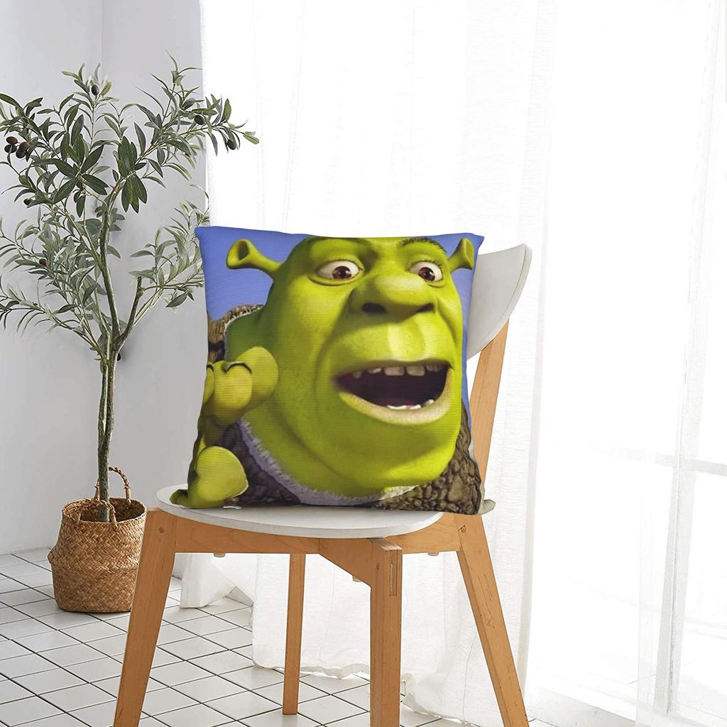 Can't Today I'm Swamped Shreks Square Pillow Covers Polyester Bed Car Cushion Case Cool Home Decoration Pillowcase 45*45