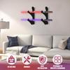 2/4Pcs Lightsaber Display Stand Wall Mount Acrylic Sword Holder Home Decorative Display Rack for Samurai Swords Light Saber