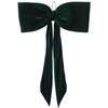 Soft Fabric Velvet Bow Ornament for Tree and Window Hanging Long Tail Design To Accentuate Minimalist Holiday Decor