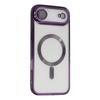 For iPhone 17 Air Magnetic Case CD Veins Glass Lens Guard TPU Phone Back Cover