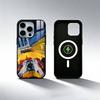 M-Минималистичный чехол для телефона с рисунком печатной платы для iPhone X, Xs, Xr, Xs 17,16,15,14,13,12,11 Plus,Pro Магнитный с поддержкой Magsafe Беспроводной зарядки