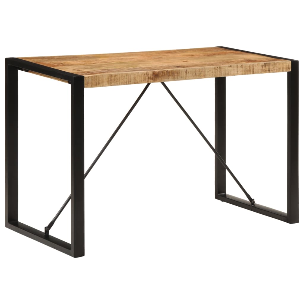 Dining Table 120x55x76 cm Rough Mango Wood