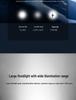 Multifunctional USB Rechargeable Solar Bicycle Headlight & Speaker