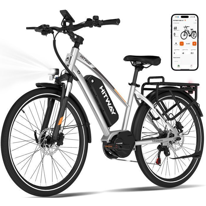 HITWAY Elektriskais velosipēds BKU1 27,5