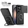 Compatible with Samsung S26 Ultra Sky Ring Window Phone Case, S26 Plus Stand, Shockproof S26 Protective Case