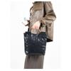 Cross-border leather whole tree paste hand scratching tannin real vegetable tanned cowhide tote bag handbag women's shoulder messenger bag bag