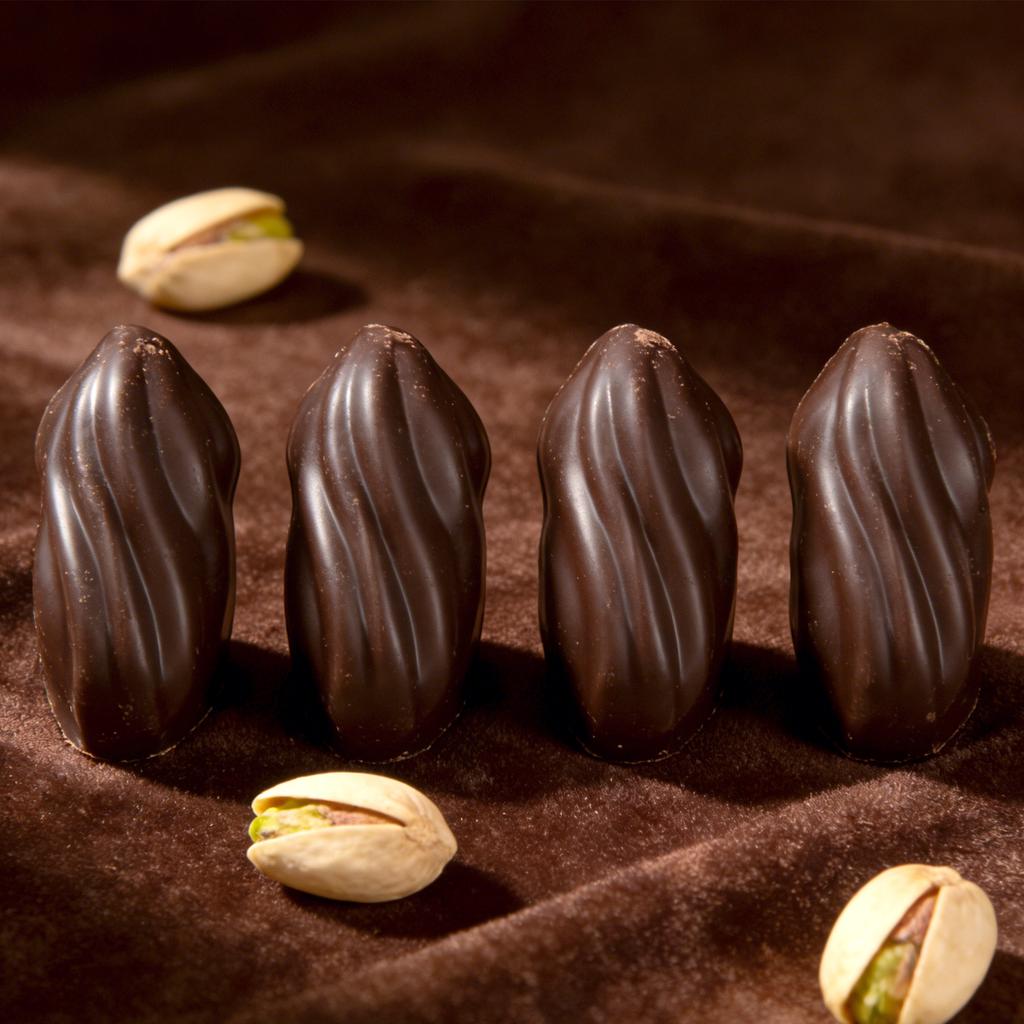 4-Cell Pistachios Design Silicone Chocolate Mold French Mousse Cake Mould Dessert Baking Tools Kitchen Silicone Bakeware