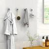 2pcs Suction Cup Hooks for Shower, Bathroom Hanging Towels Robe Loofah Hook, Mounting On Glass Shower Doors, Tile, Mirrors