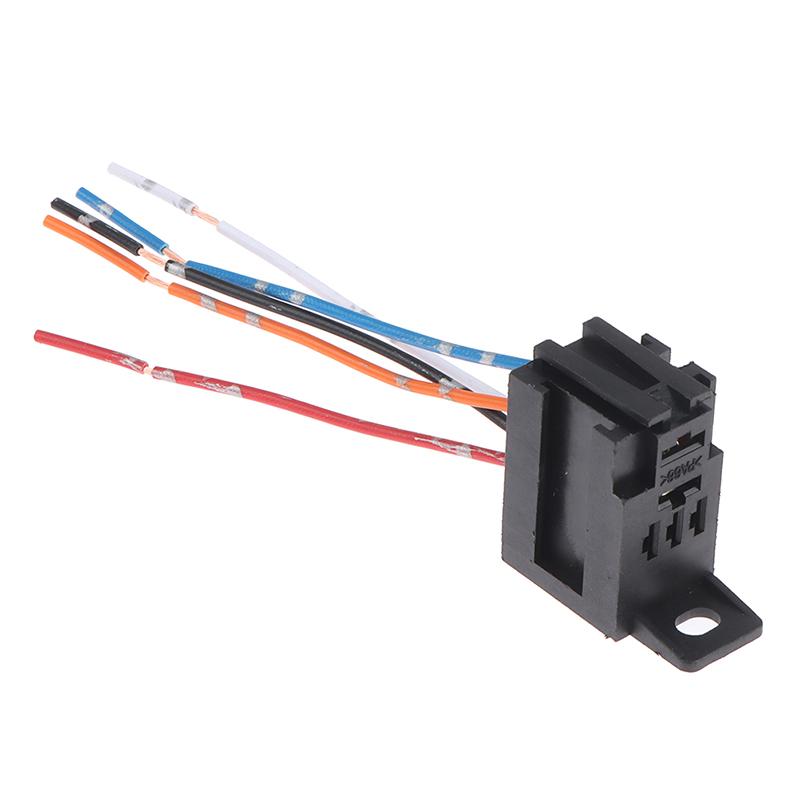 5-Pin Auto Relais Sockel Violett Sockel Auto Stecker Poröser Auto Kabelbaum Sockel