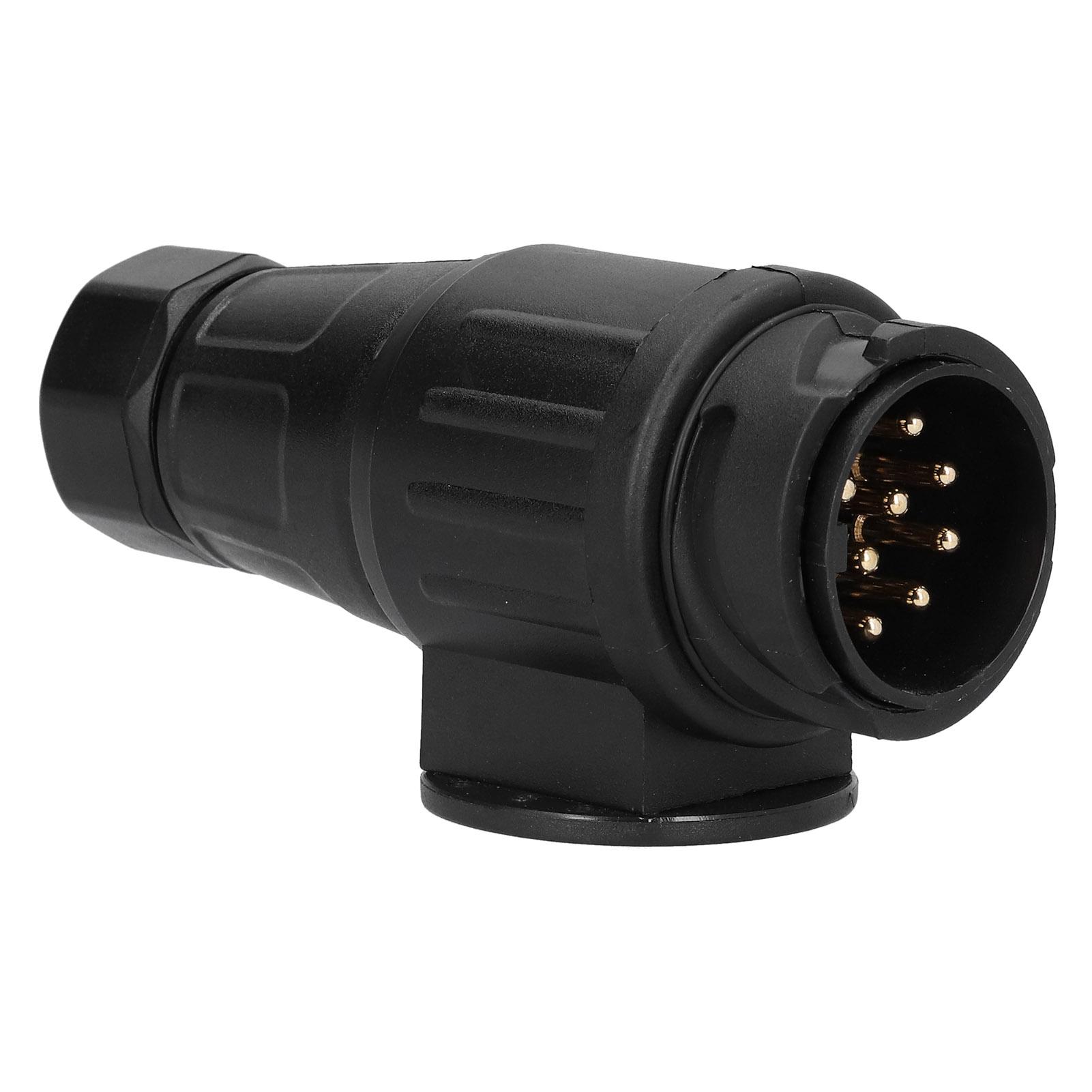 

Адаптер вилки прицепа 12В 13 контактов, соединитель проводки, аксессуар для автомобилей европейского стандарта, автодомов, караванов