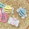 Colorful Cartoon Bee Kids' Shoes, Socks, and Girly Heart Hair Clips