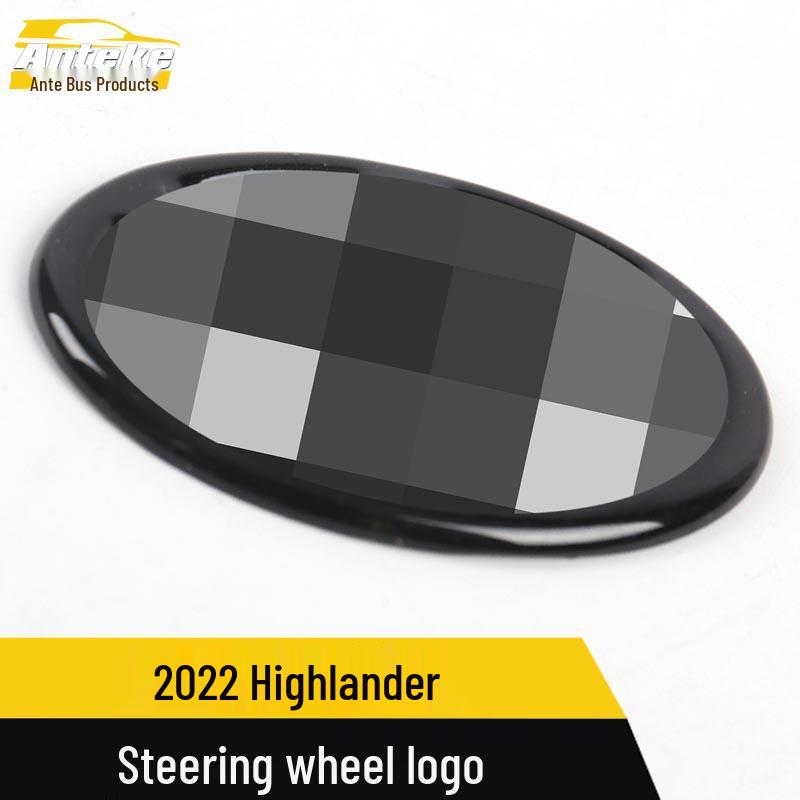 22 Highlander Steering Wheel & Dashboard Logo Decorative Stickers