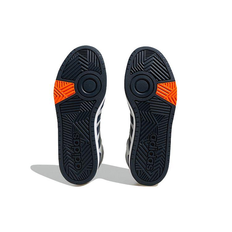 Adidas Neo Hoops 3.0 Comfortable Non-Slip Durable Mid-Top Skate Shoes Unisex Skate Shoes Dark-Blue HP6902