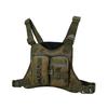 Outdoor Sports Chest Bag for Men Front Running Vest Bag with Multiple Compartments EDC Travel Chest Pack for Workout Cycling Hiking