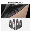 For Mazda 3 Axela 2010-2013 Made of Alcantara Carbon Fiber Door Window Switch Trim Sticker Tuning Car Interior Accessories