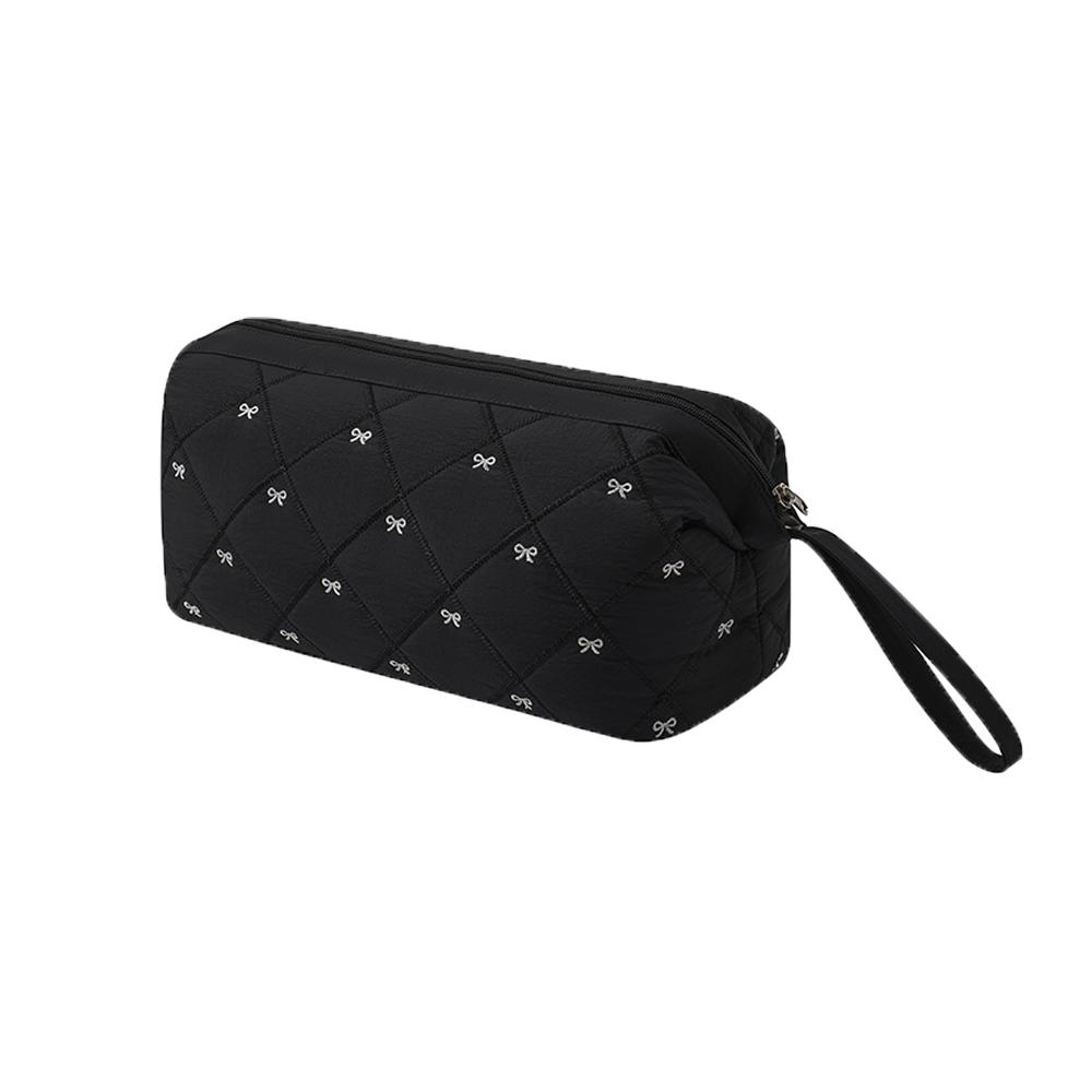 

Large Capacity Travel Storage Bag Dustproof Make Up Bag Carrying Case Travel Wash Handbag Outdoor чорний