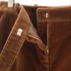 CELINE Made in France Midi length Corduroy Tight Skirt 38 Brown Women Used