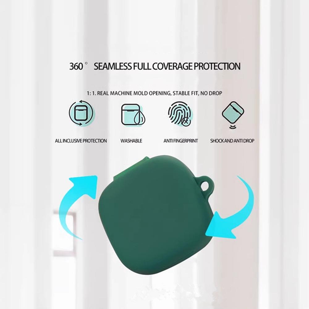 Pro Huawei FreeArc Silikonové pouzdro Ochranný kryt na bezdrátová sluchátka s přezkou proti ztrátě