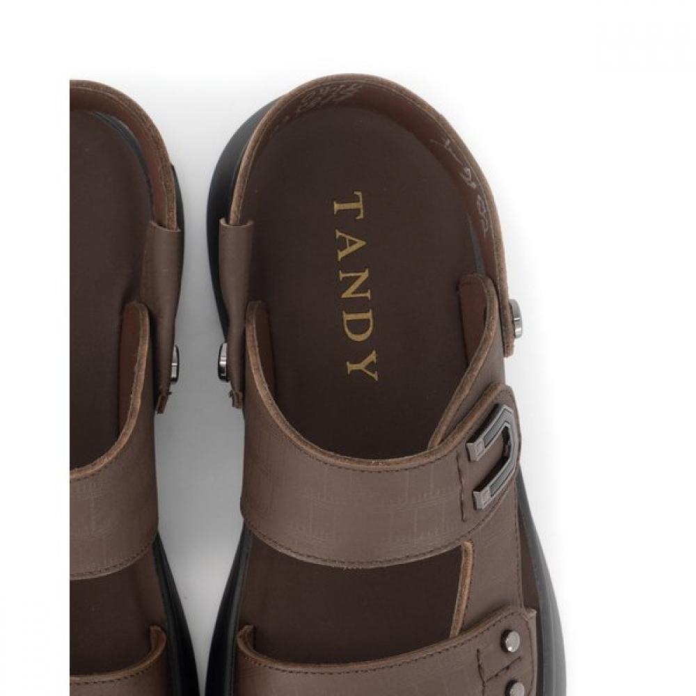 Tandy Herren Sandale Braun Q19029