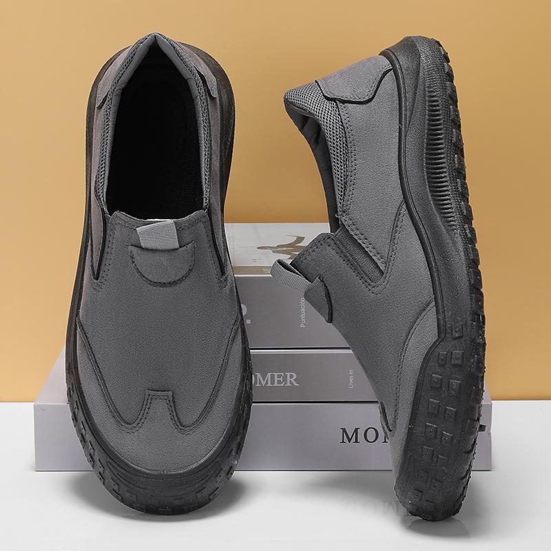 

Мужские повседневные кроссовки, кожаные мужские мокасины, удобная мужская обувь для вождения, мокасины ручной работы, дышащая обувь для ходьбы 39 серый