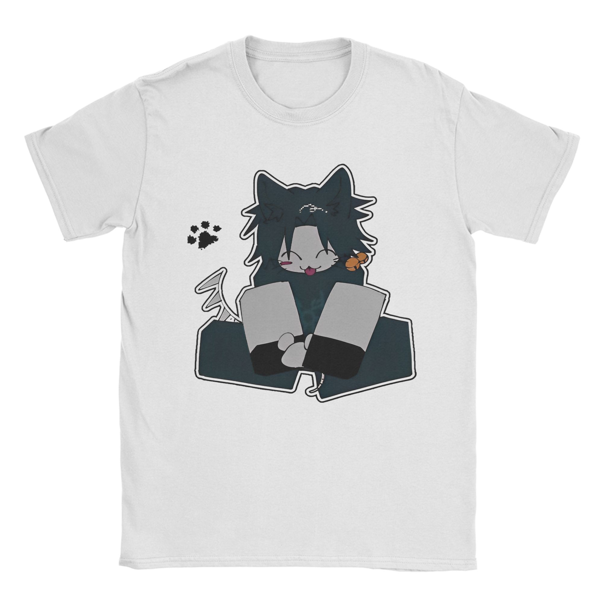 

Twotime Forsaken Azure Pet TShirts for Men Funny Pure Cotton Tees O Neck Short Sleeve T Shirts Big Size Tops 4XL