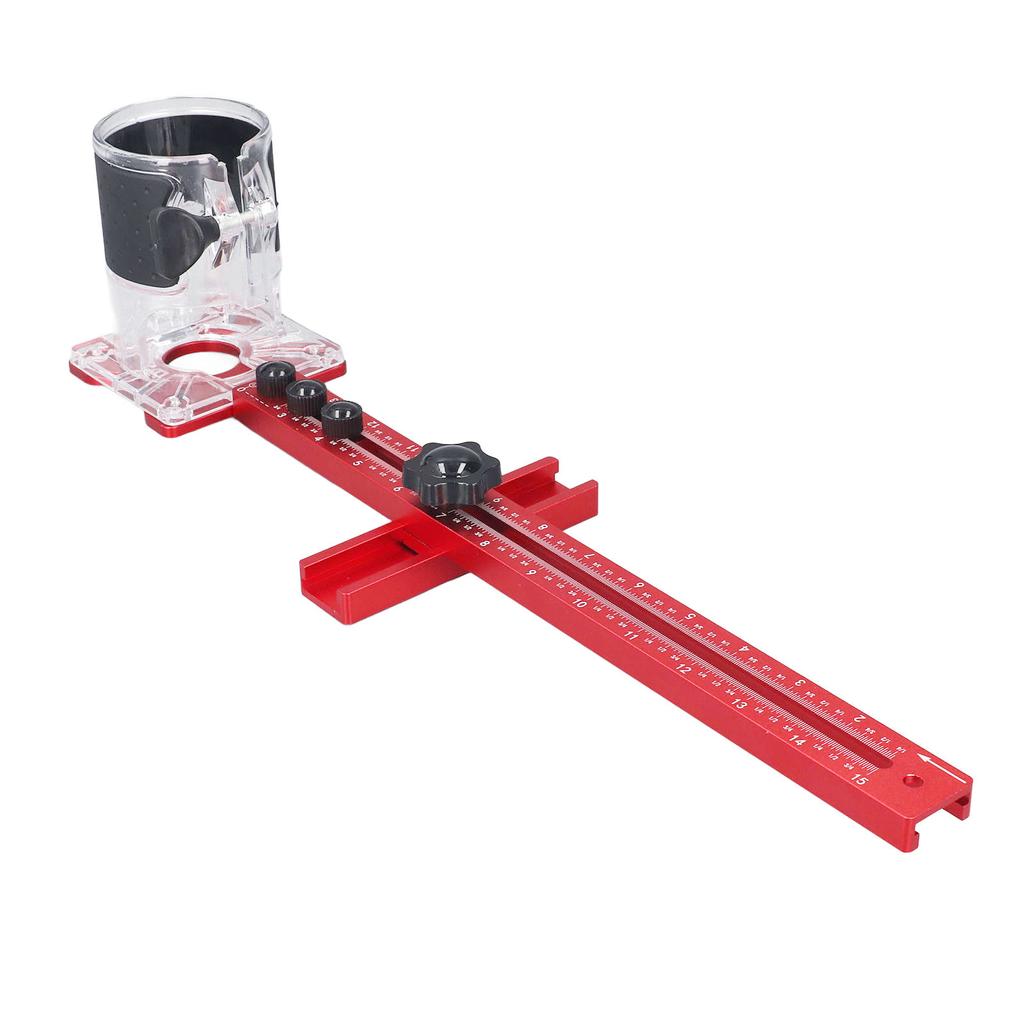 Router Milling Groove Bracket 4 in 1 Cabinet Hardware Jig Circle Cutting Guide Adjustable Woodworkin