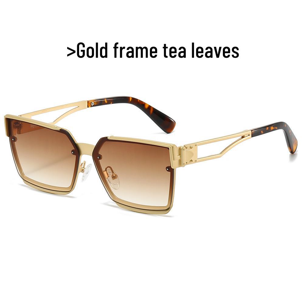 High-End Square Frame Sunglasses with UV Protection for Men and Women – Stylish and Versatile
