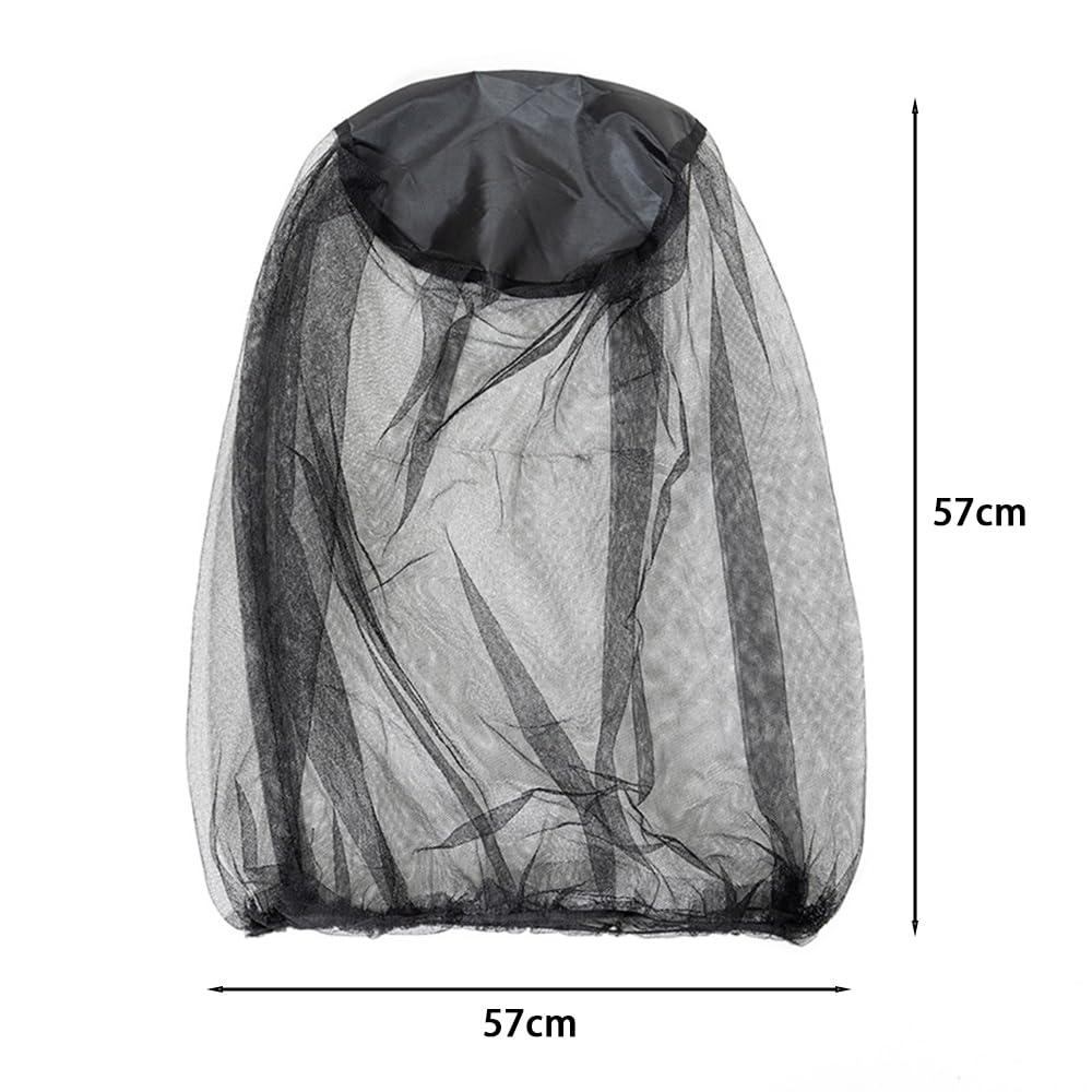 VOXILFE Insect Repellent Net for Face [Pack of 3] 57*57cm