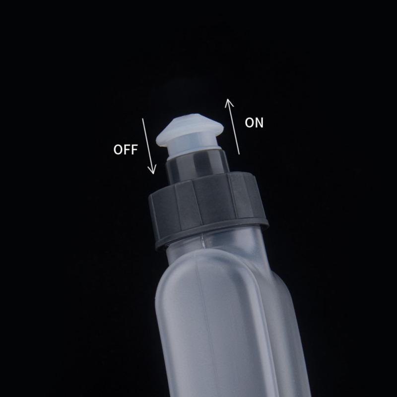 400ml Transparent Water Bottle Portable Large Capacity Squeeze Outdoor Sports Fitness Cycling Water