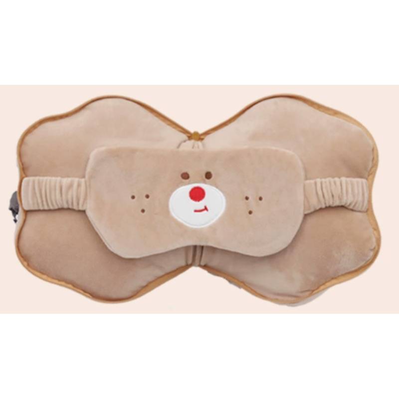 Cartoon Bear Paw U Shaped Pillow With Pp Cotton Fill For Travel And Comfort